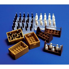 1/35 Milk Bottles and Crates