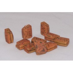 1/35 WWII Great Britain Burn-out Cans (10pcs)