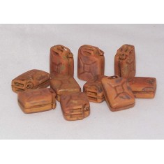 1/35 WWII Germany Burn-out Cans (10pcs)