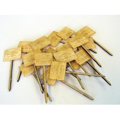 1/35 Achtung Minen Signs (Wooden)
