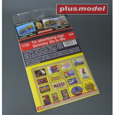 1/35 Tin Advertising Sign, Germany 1930s-1940s