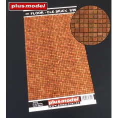 1/35 Floor - Old Brick (dimensions 190 x 130 mm)