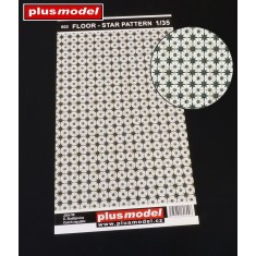 1/35 Floor - Star Pattern (dimensions 190 x 130 mm)