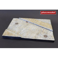 1/35 Display Base - Cobblestone Street with Sidewalk (29.5 x 21 cm)