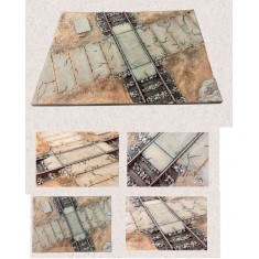 1/35 Railway Crossing Diorama Base