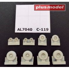 1/72 Fairchild C-119 Flying Boxcar Wheels Late Version