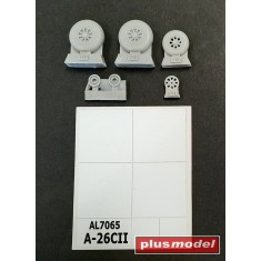 1/72 Douglas A-26C Invader Wheels Smooth Patern