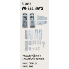 1/72 Fairchild C-119 Boxcar Wheel Bays for Italeri Kit