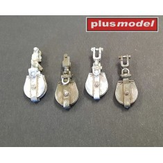 1/35 WWII US Engineered Pulleys (4pcs)