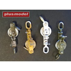 1/32 WWII British Engineered Pulleys (4pcs)
