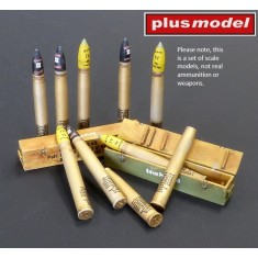 1/35 Ammunition 88 mm for Tiger II, Jagdpanther, Elefant (10 cartridges)