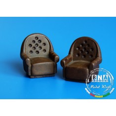1/35 Upholstered Chairs x2