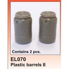 1/35 Plastic Barrels II (2pcs)