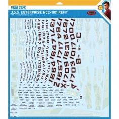 1/350 USS. Enterprise Refit Aztec Decals for POL949