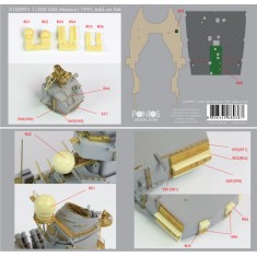 1/350 USS Missouri 1991 Add-on Set for Tamiya BB-62 New Jersey kit