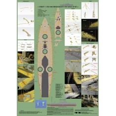 1/350 HMS Dreadnought Detail Up Set for Zvezda kit