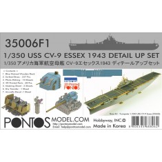 1/350 USS CV-9 Essex 1943 Detail-up set for Trumpeter CV-19 Essex kit