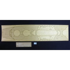 1/350 IJN Yamato 1945 Wooden Deck Set & Dry Transfer for Tamiya kit