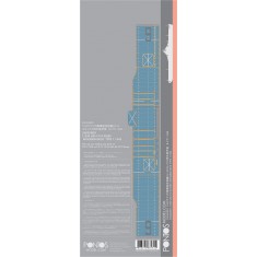 1/350 USS CV-9 Essex Wooden Deck set Type 1 1943 for Trumpeter kit