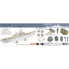 1/350 USS BB-63 Missouri 1945 Detail up set for HobbyBoss #86516 (20B Deck Blue)