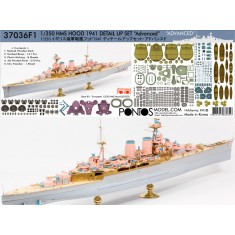 1/350 HMS Hood 1941 Detail-up set for Trumpeter #05302 Pontos 37036F1