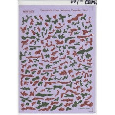 1/72 Panzerwaffe Camo. Ardennes Decals