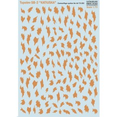 1/72 Tupolev SB -2 "Katiuska" Camouflage Decals Vol.1