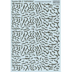 1/72 Tupolev SB -2 "Katiuska" Camouflage Decals Vol.2