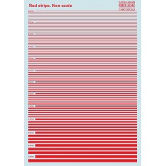 Red Strips Decals