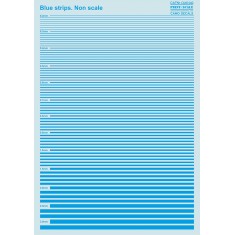 Blue Strips Decals