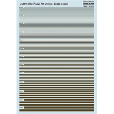 Decals for Non Scale Luftwaffe RLM 79 Strips