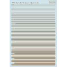 Non-Scale RAF Dark Earth Strips Decal