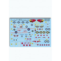 1/144 Curtiss P-40 Kittyhawk Decals