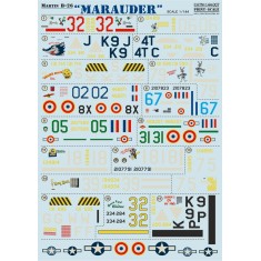 1/144 Martin B-26 Marauder Decals
