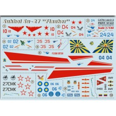 1/144 Sukhoi Su-27 Flanker Decals