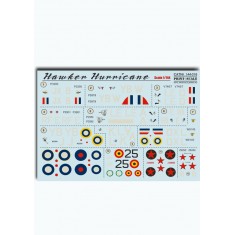 1/144 Wet Decals - Hawker Hurricane Mk.I Aces (The Battle of Britain)
