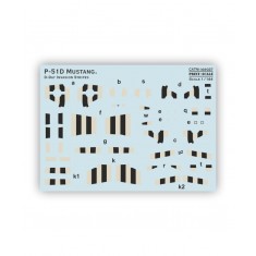 1/144 P-51D Mustang. D-Day Invasion Stripes Decal