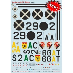 Decals for 1/32 Junkers Ju-87 Part.1