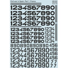 Decals for 1/32 Civil War in Spain Franco