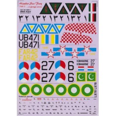 1/48 Hawker Sea Fury Foreign Service (part 2) Decals