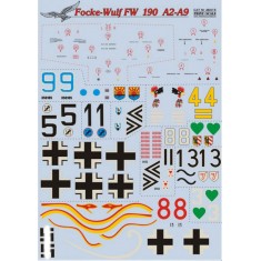 1/48 Focke-Wulf FW 190A2-A9 Decals