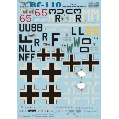 1/48 Messerschmitt Me 110 (Part 2) Decals