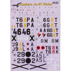 1/48 Junkers Ju-87 Stuka Decals (complete set, 2 leaf)