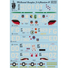 1/48 McDonnell Douglas F-4 Phantom II in Vietnam War Decals