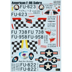 1/48 North American F-86E Sabre Mig Killer (Part 1) Decals