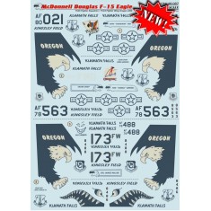 1/48 Wet Decals - McDonnell Douglas F-15 Eagle The Complete Set 2 Leaf (2 sheets)