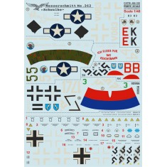 1/48 Wet Decals - Messerschmitt Me 262 "Schwalbe"