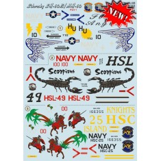 1/48 Sikorsky SH-60B/MH-60 Seahawk Decals Part 1