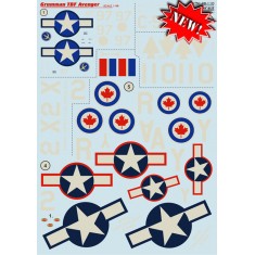1/48 Grumman TBF Avenger Decals