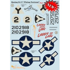1/48 Boeing B-17 Flying Fortress Decals Part 2